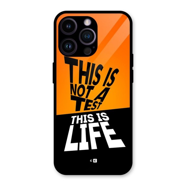 Test Life Glass Back Case for iPhone 14 Pro Max