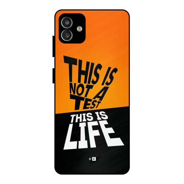 Test Life Metal Back Case for Galaxy M13 5G