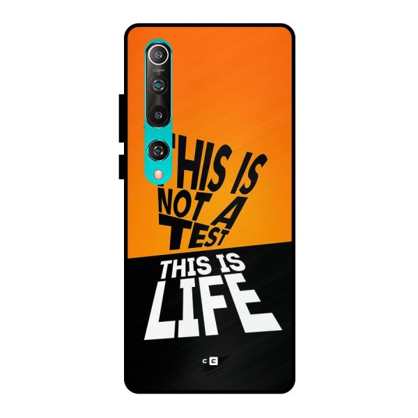 Test Life Metal Back Case for Mi 10