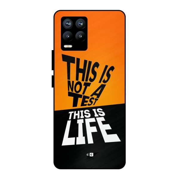 Test Life Metal Back Case for Realme 8 Pro