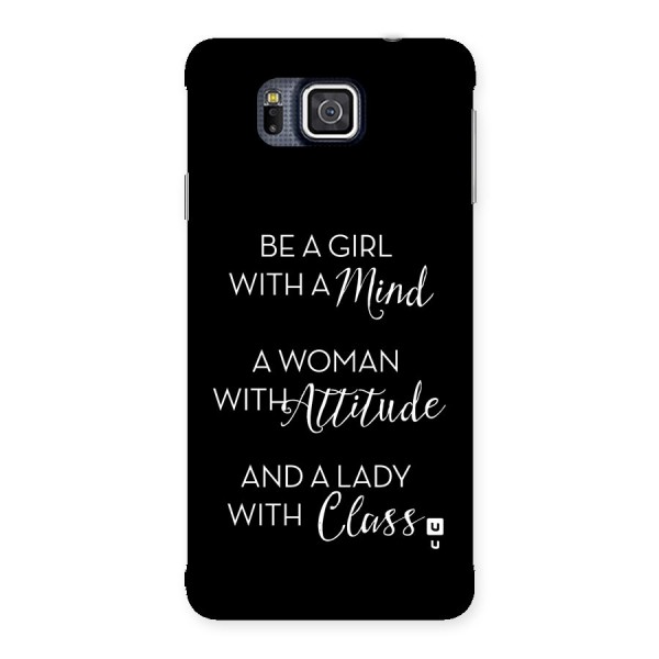 The-Mindset Back Case for Galaxy Alpha