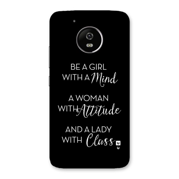 The-Mindset Back Case for Moto G5