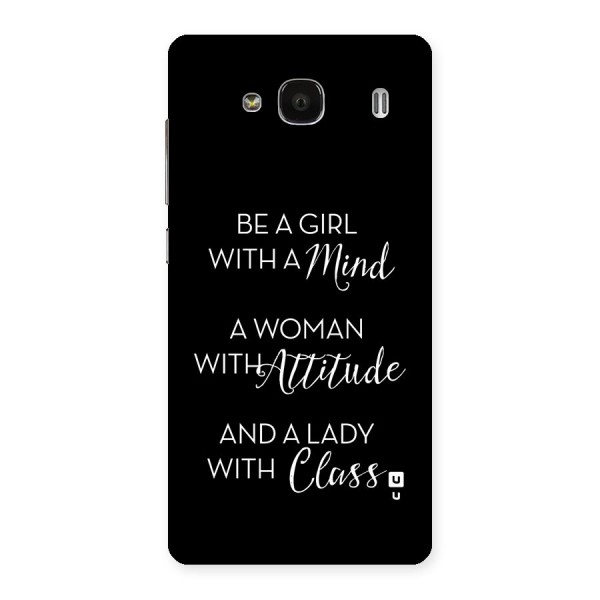 The-Mindset Back Case for Redmi 2s