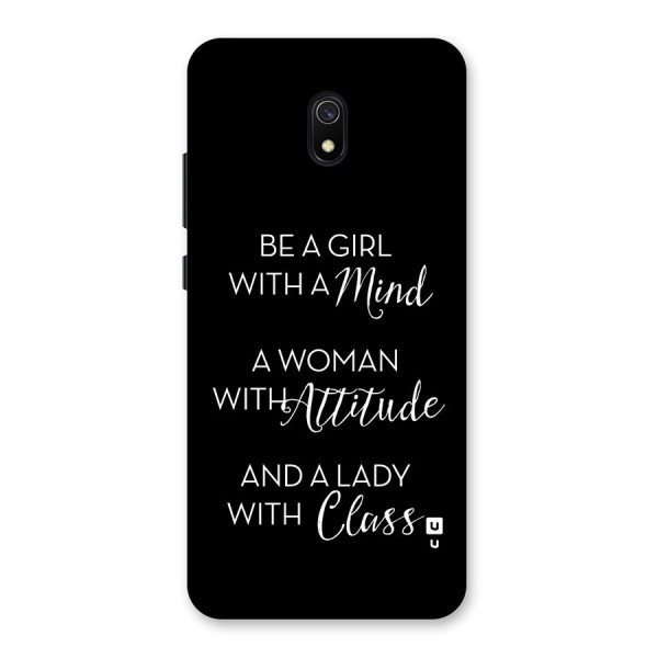 The-Mindset Back Case for Redmi 8A