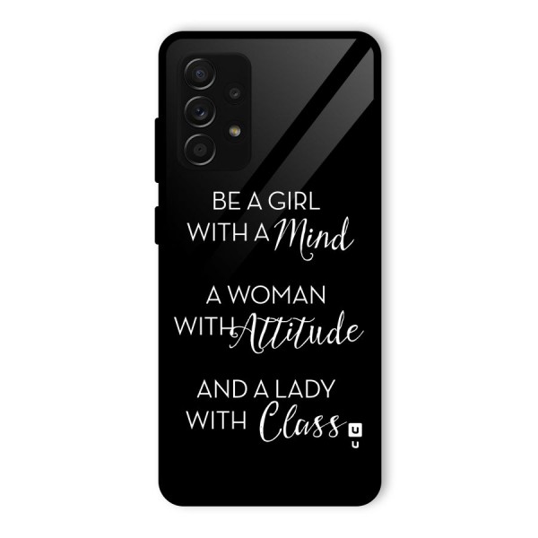 The-Mindset Glass Back Case for Galaxy A53 5G