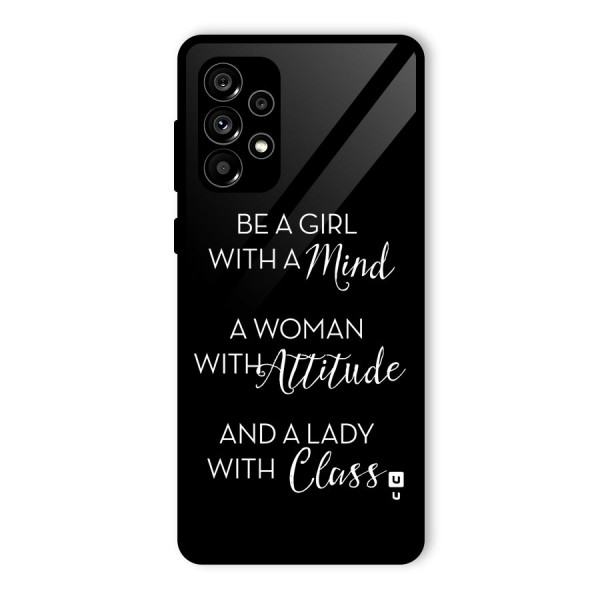 The-Mindset Glass Back Case for Galaxy A73 5G