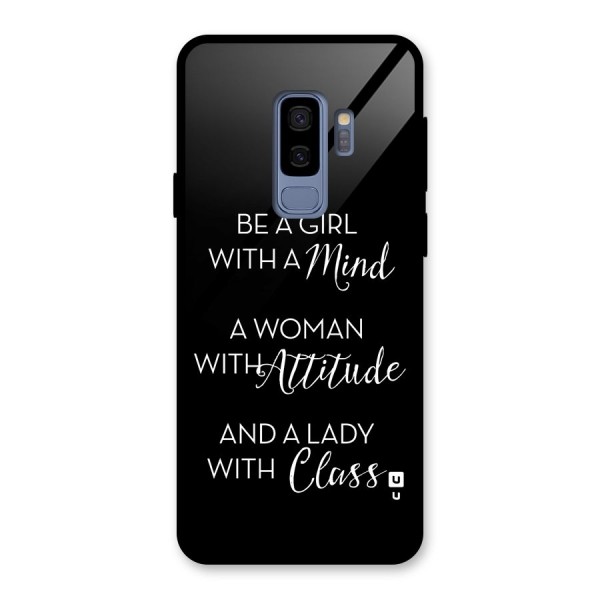 The-Mindset Glass Back Case for Galaxy S9 Plus