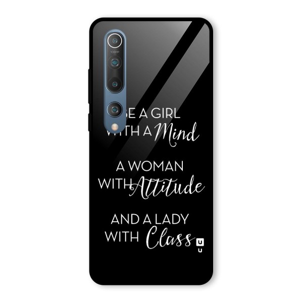 The-Mindset Glass Back Case for Mi 10