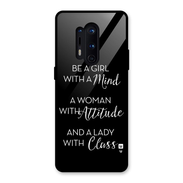 The-Mindset Glass Back Case for OnePlus 8 Pro