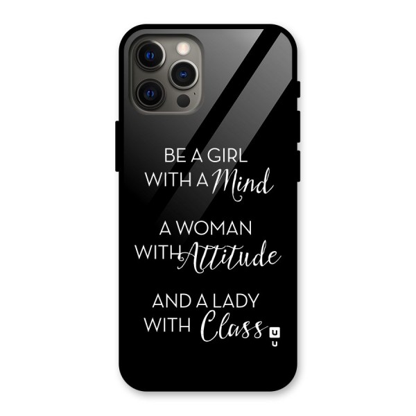 The-Mindset Glass Back Case for iPhone 12 Pro Max