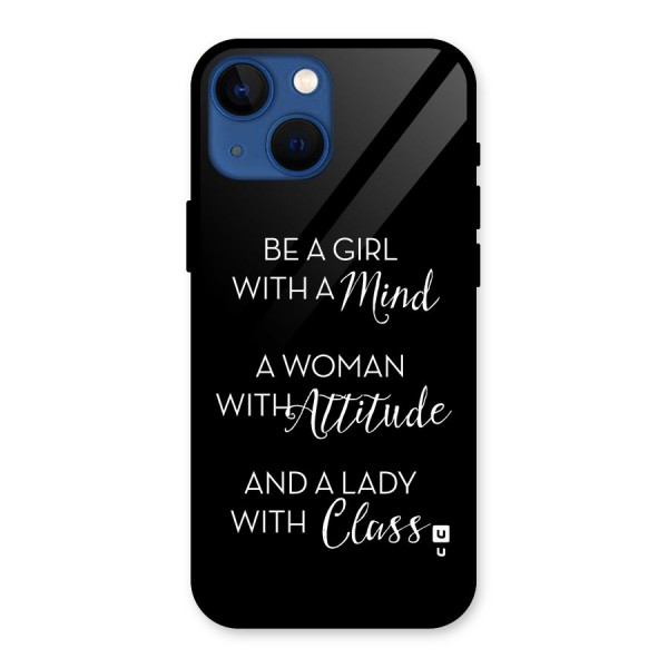 The-Mindset Glass Back Case for iPhone 13 Mini
