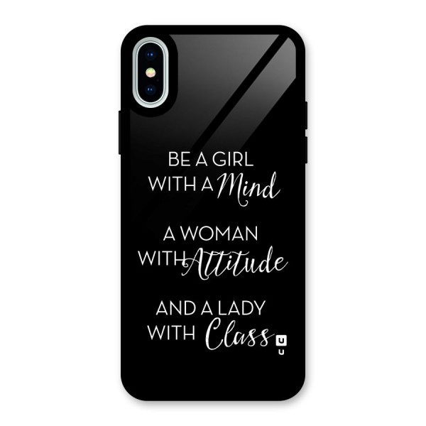 The-Mindset Glass Back Case for iPhone X