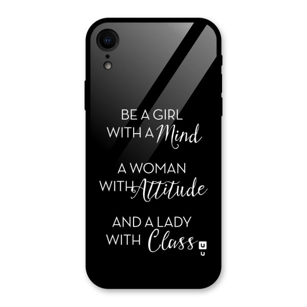 The-Mindset Glass Back Case for iPhone XR