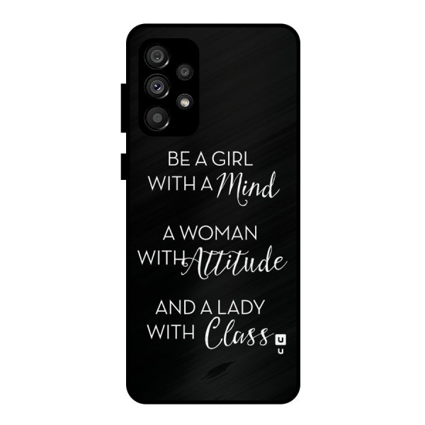 The-Mindset Metal Back Case for Galaxy A73 5G