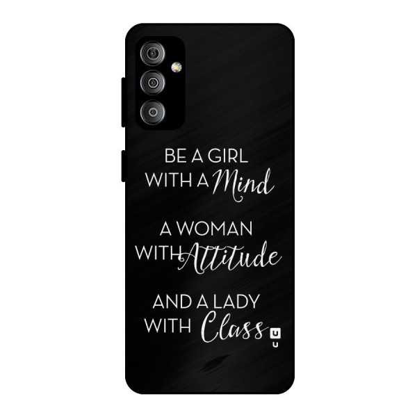 The-Mindset Metal Back Case for Galaxy F23