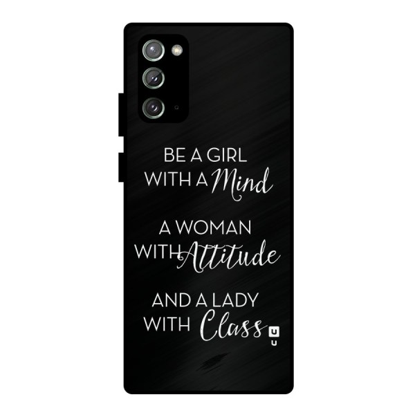 The-Mindset Metal Back Case for Galaxy Note 20