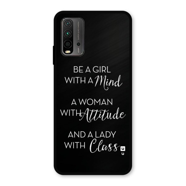 The-Mindset Metal Back Case for Redmi 9 Power