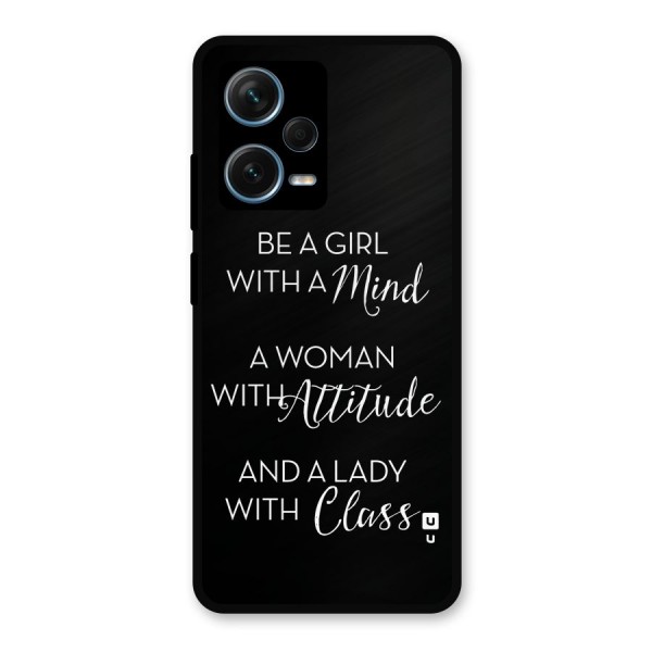 The-Mindset Metal Back Case for Redmi Note 12 Pro Plus 5G