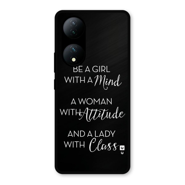 The-Mindset Metal Back Case for Vivo Y100