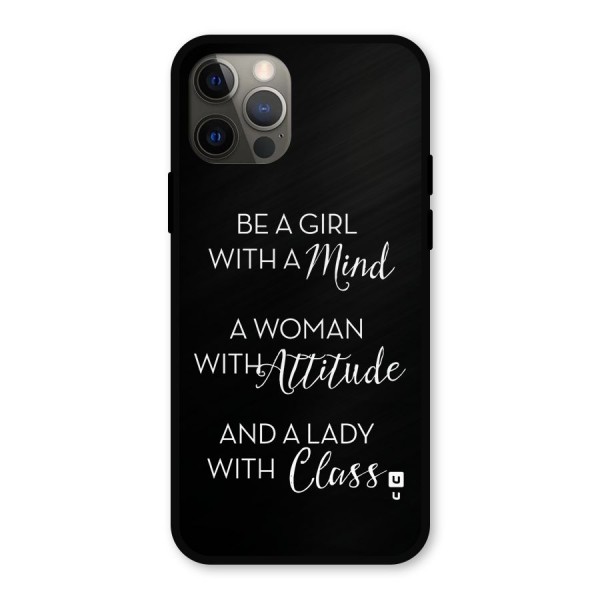 The-Mindset Metal Back Case for iPhone 12 Pro