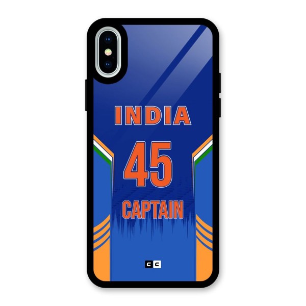 The Captain Glass Back Case for iPhone X