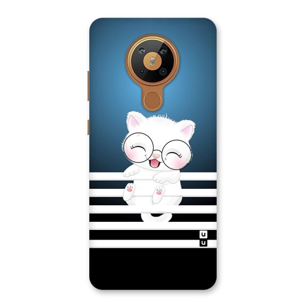 The Cat on Stripes Back Case for Nokia 5.3
