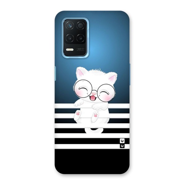 The Cat on Stripes Back Case for Realme Narzo 30 5G