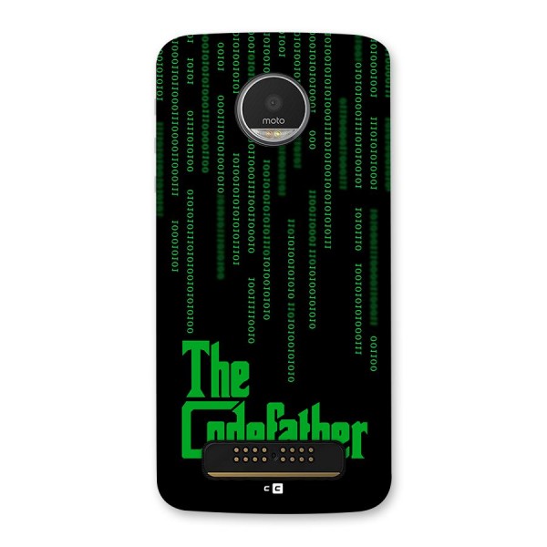 The Codefather Back Case for Moto Z Play