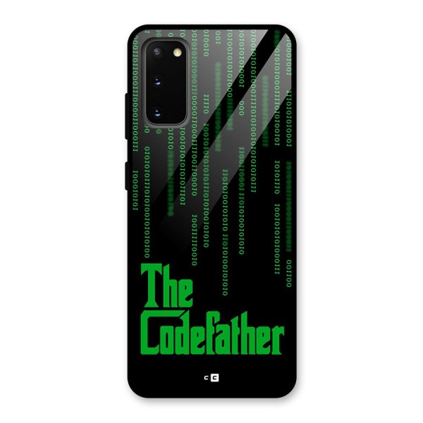 The Codefather Glass Back Case for Galaxy S20