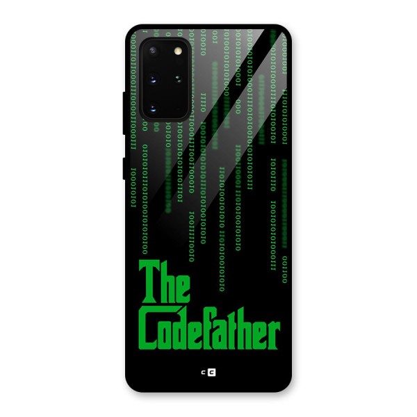 The Codefather Glass Back Case for Galaxy S20 Plus