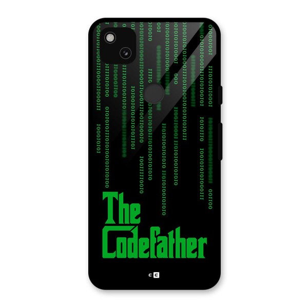 The Codefather Glass Back Case for Google Pixel 4a
