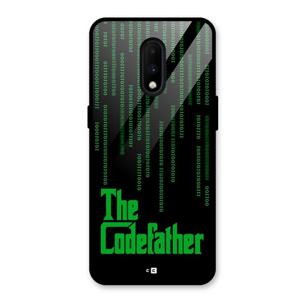 The Codefather Glass Back Case for OnePlus 7