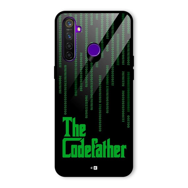 The Codefather Glass Back Case for Realme 5 Pro