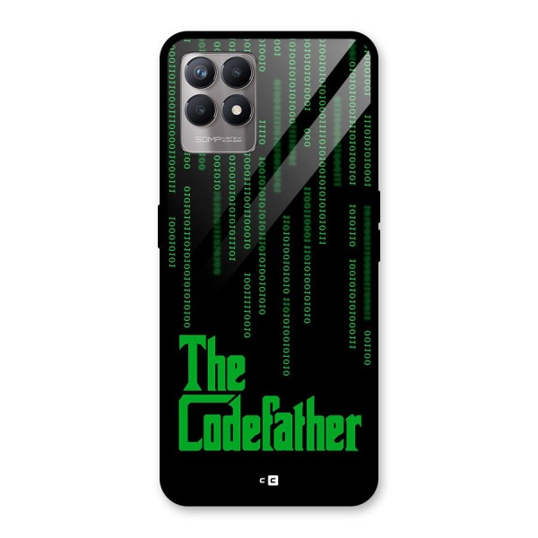 The Codefather Glass Back Case for Realme 8i