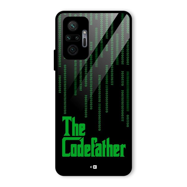 The Codefather Glass Back Case for Redmi Note 10 Pro Max