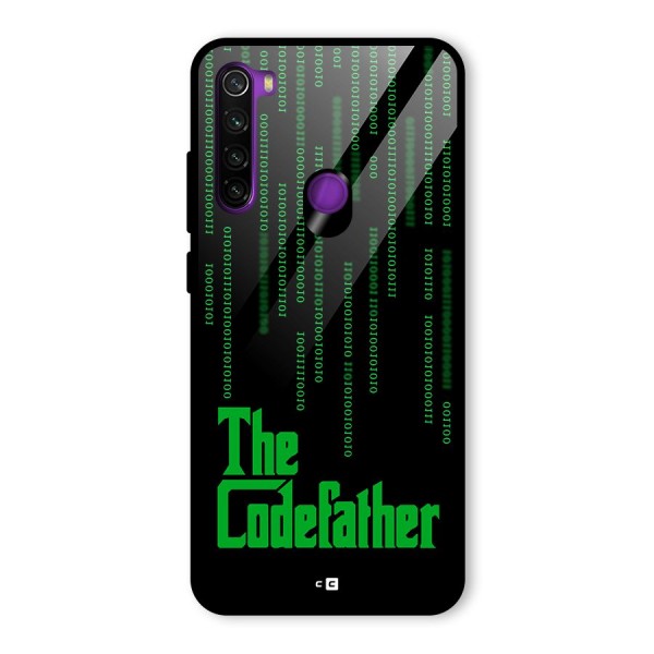 The Codefather Glass Back Case for Redmi Note 8