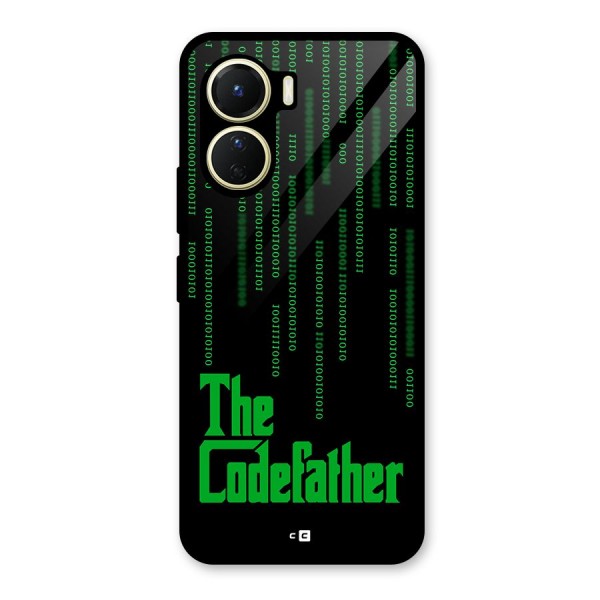The Codefather Glass Back Case for Vivo Y16