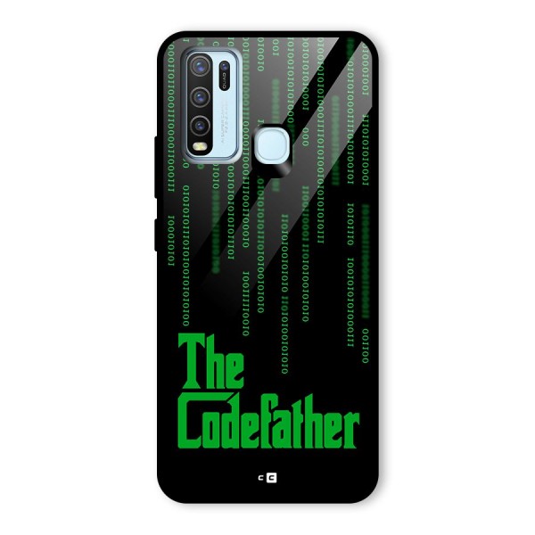 The Codefather Glass Back Case for Vivo Y30
