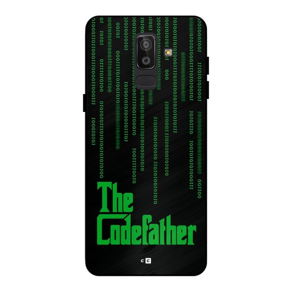 The Codefather Metal Back Case for Galaxy J8