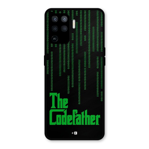 The Codefather Metal Back Case for Oppo F19 Pro