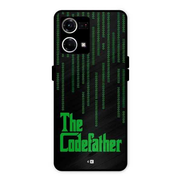 The Codefather Metal Back Case for Oppo F21 Pro 4G