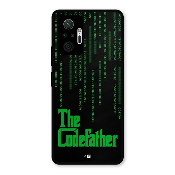 The Codefather Metal Back Case for Redmi Note 10 Pro