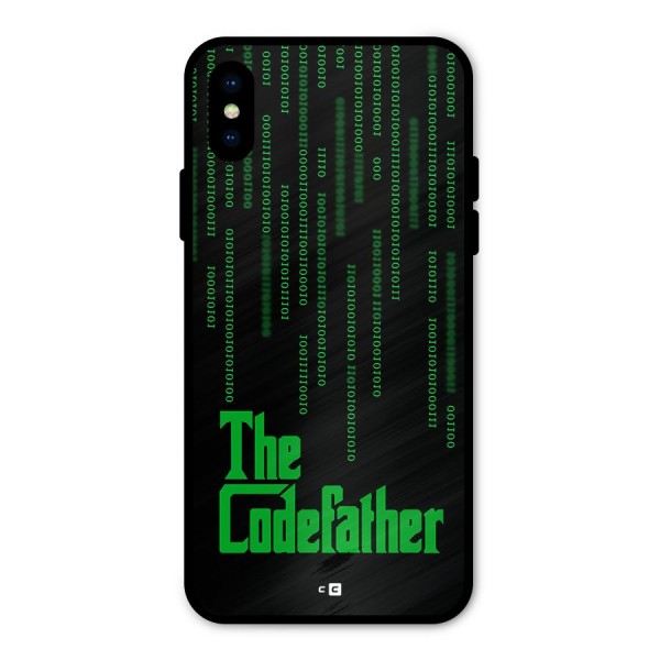 The Codefather Metal Back Case for iPhone XS