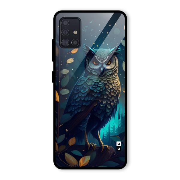 The Cunning Owl Glass Back Case for Galaxy A51