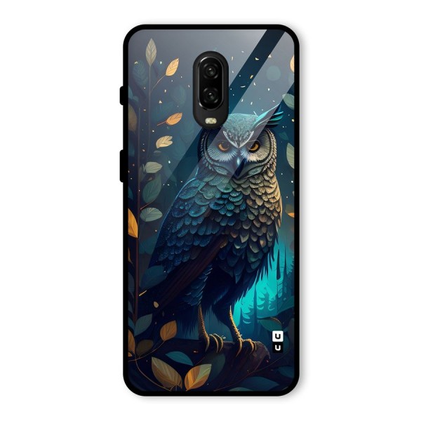 The Cunning Owl Glass Back Case for OnePlus 6T