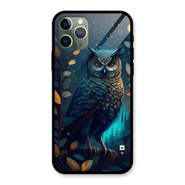 The Cunning Owl Glass Back Case for iPhone 11 Pro