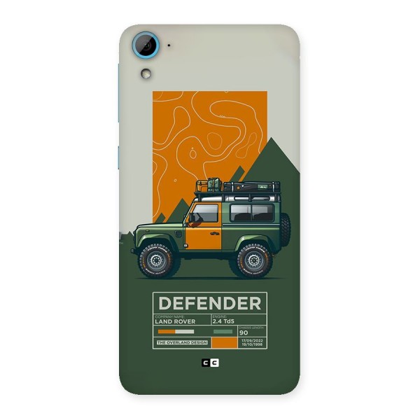 The Defence Car Back Case for Desire 826