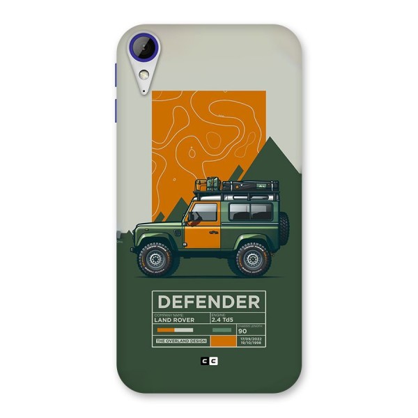 The Defence Car Back Case for Desire 830