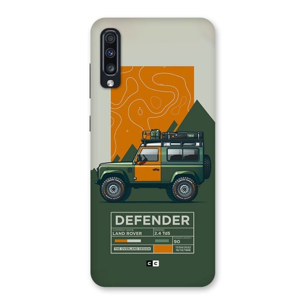 The Defence Car Back Case for Galaxy A70