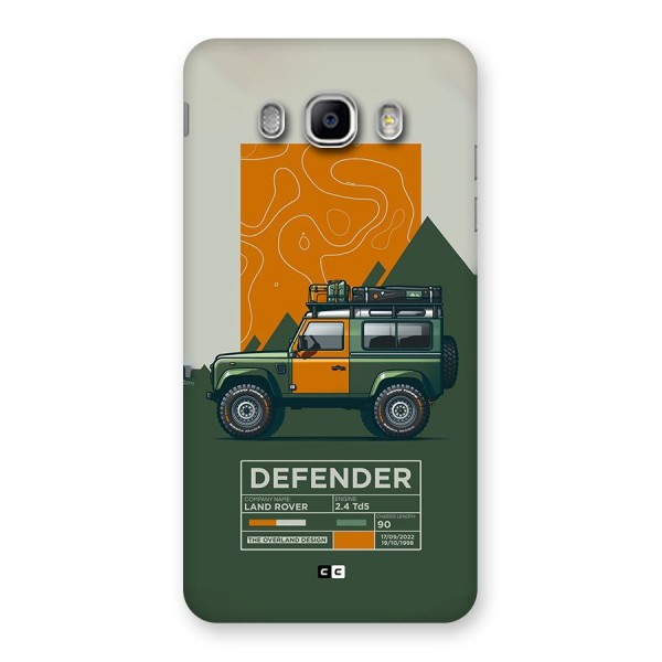 The Defence Car Back Case for Galaxy J5 2016